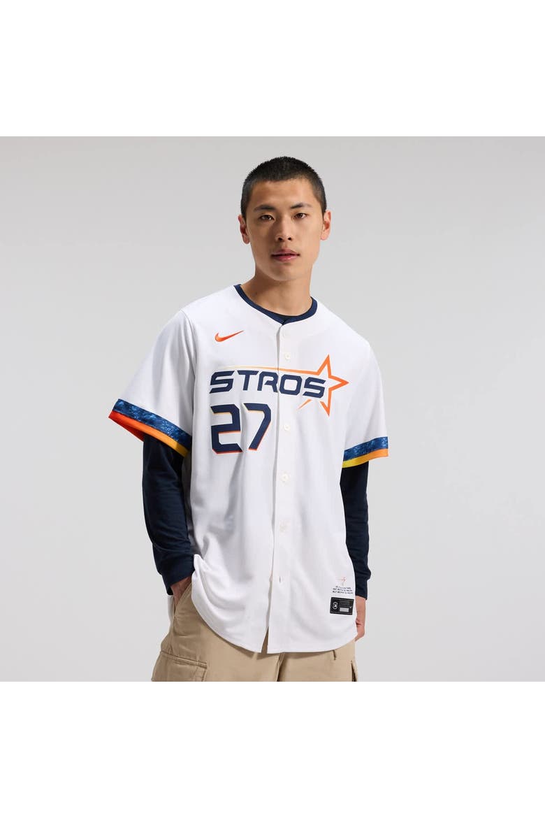 Men's Nike Jose Altuve White Houston Astros 2025 City Connect