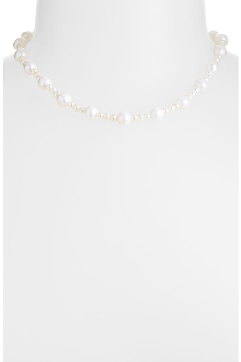 Irenko Pearl Necklace, Alternate, color, WHITE