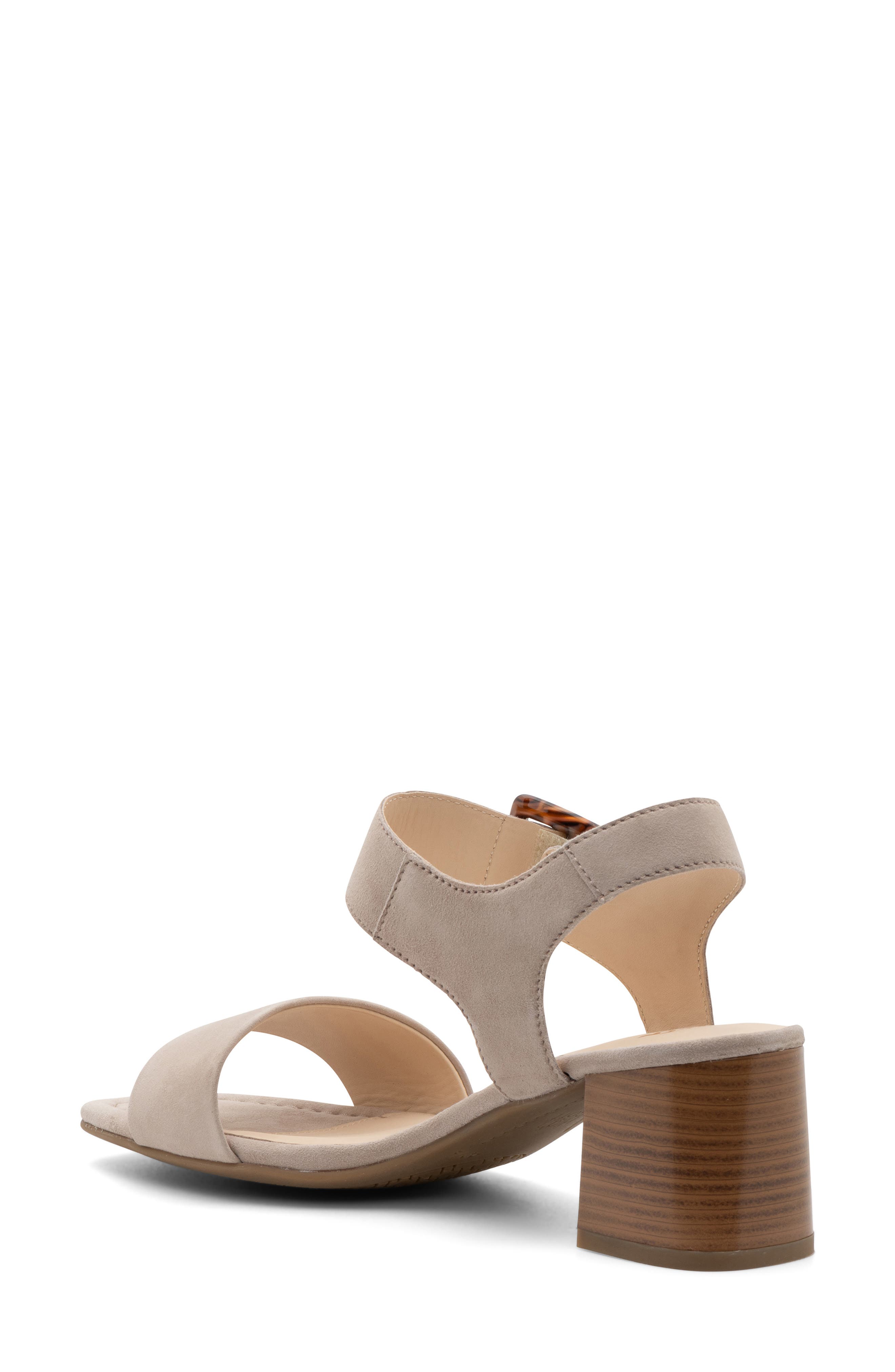 ara Bethel Block Heel Sandal, Alternate, color, Sand