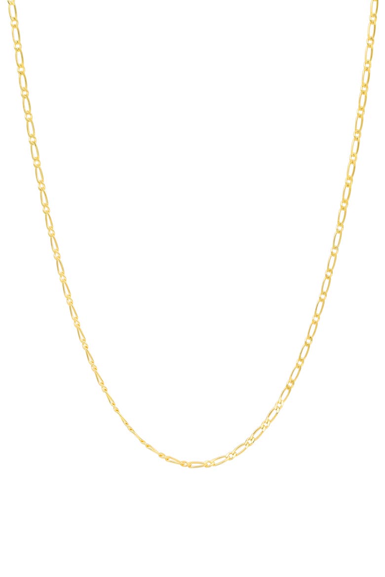 10k Gold Figaro Chain Necklace, Main, color, GOLD