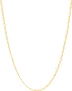 CANDELA JEWELRY 10k Gold Figaro Chain Necklace