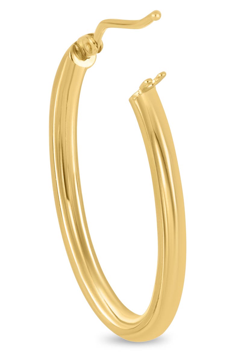 14k Gold Hoop Earrings, Alternate, color, 14KY