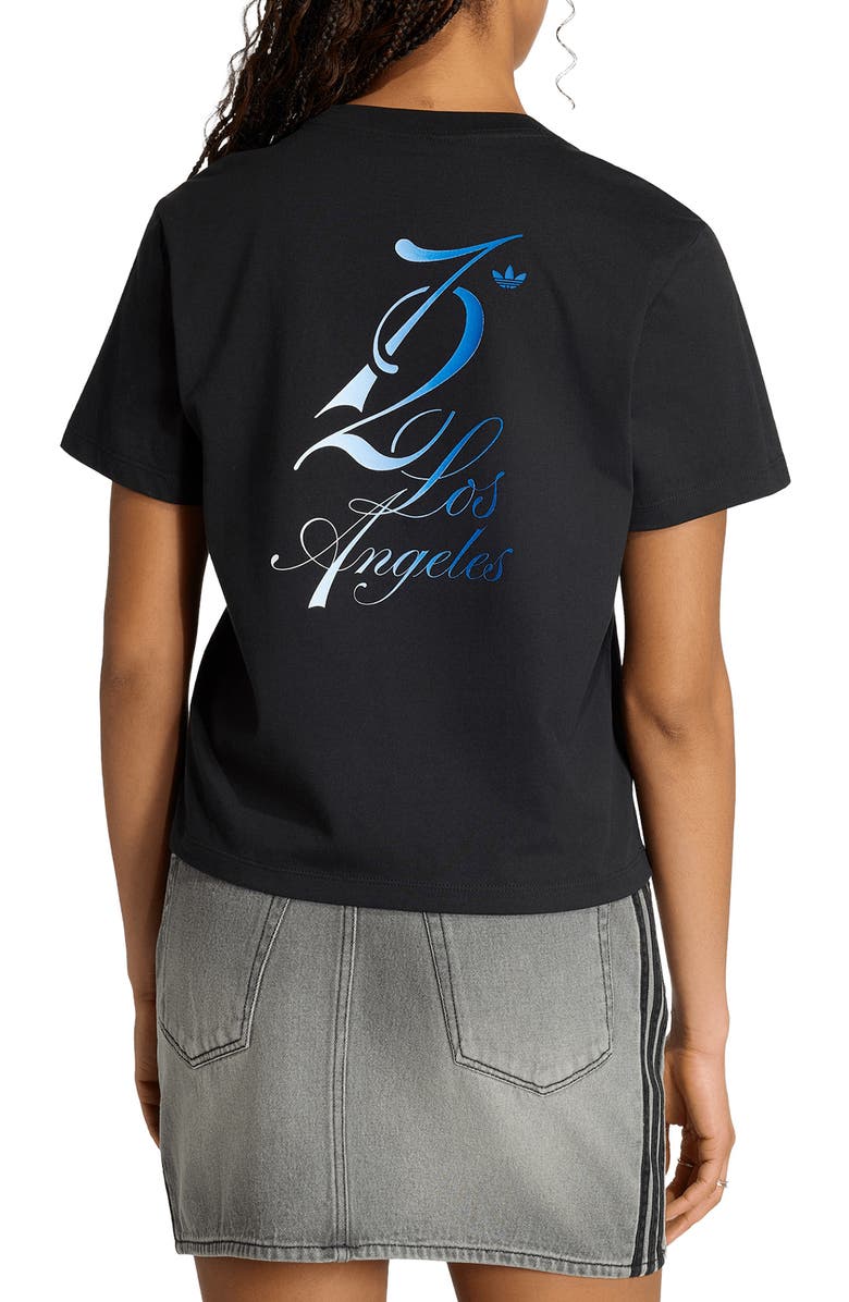 adidas Originals Los Angeles Graphic T-Shirt, Alternate, color, Black/ /