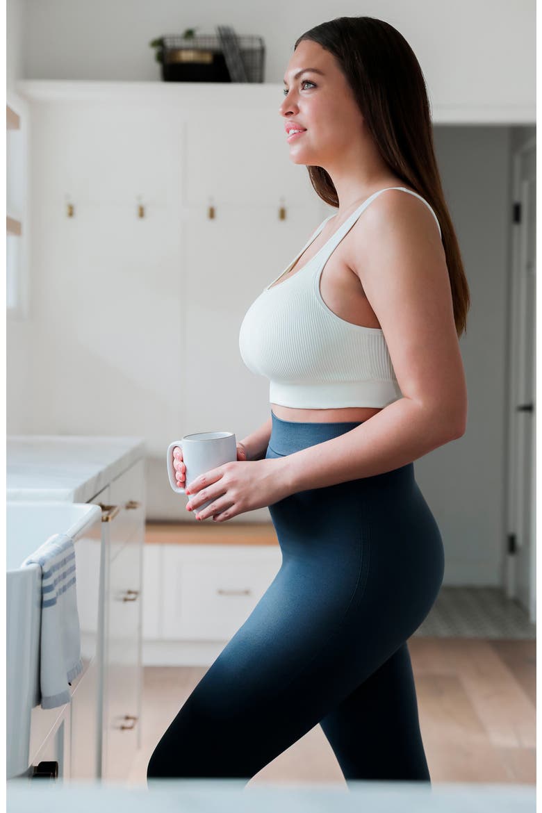 Everyday High Waist Postpartum/Nursing Leggings, Alternate, color, STORM