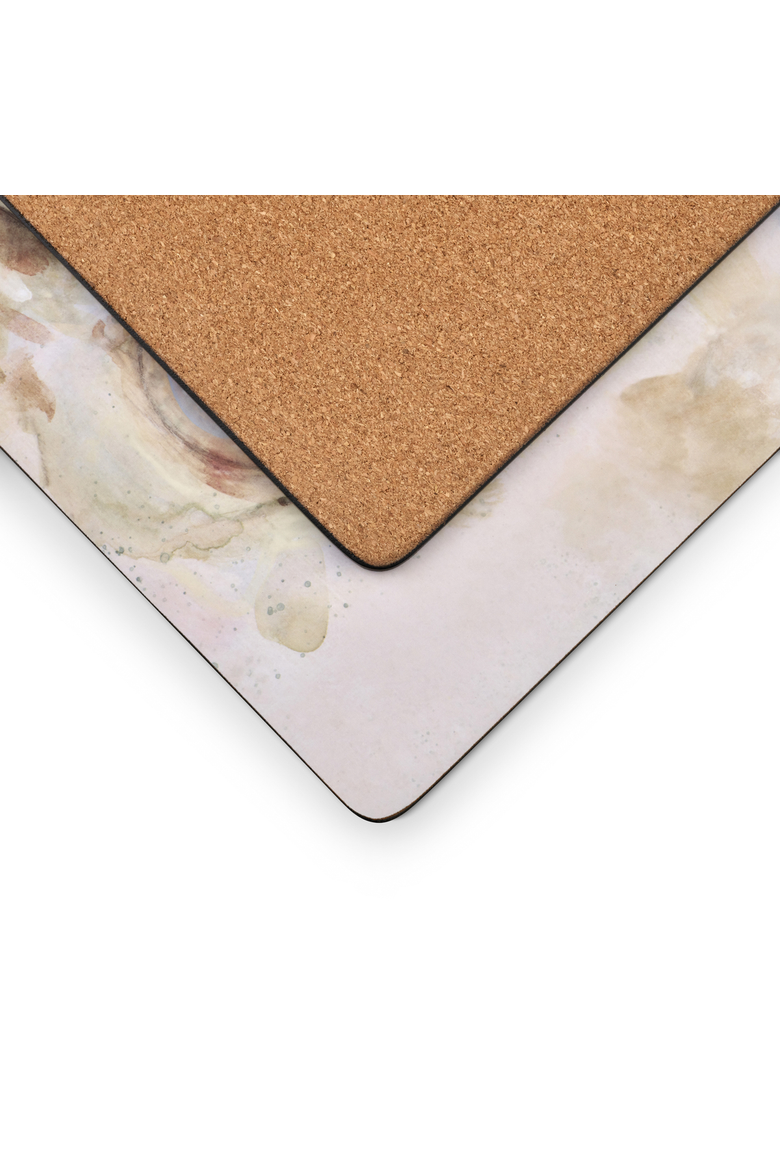 Beach Prize Set of 4 Cork Back Placemats, Alternate, color, Multi