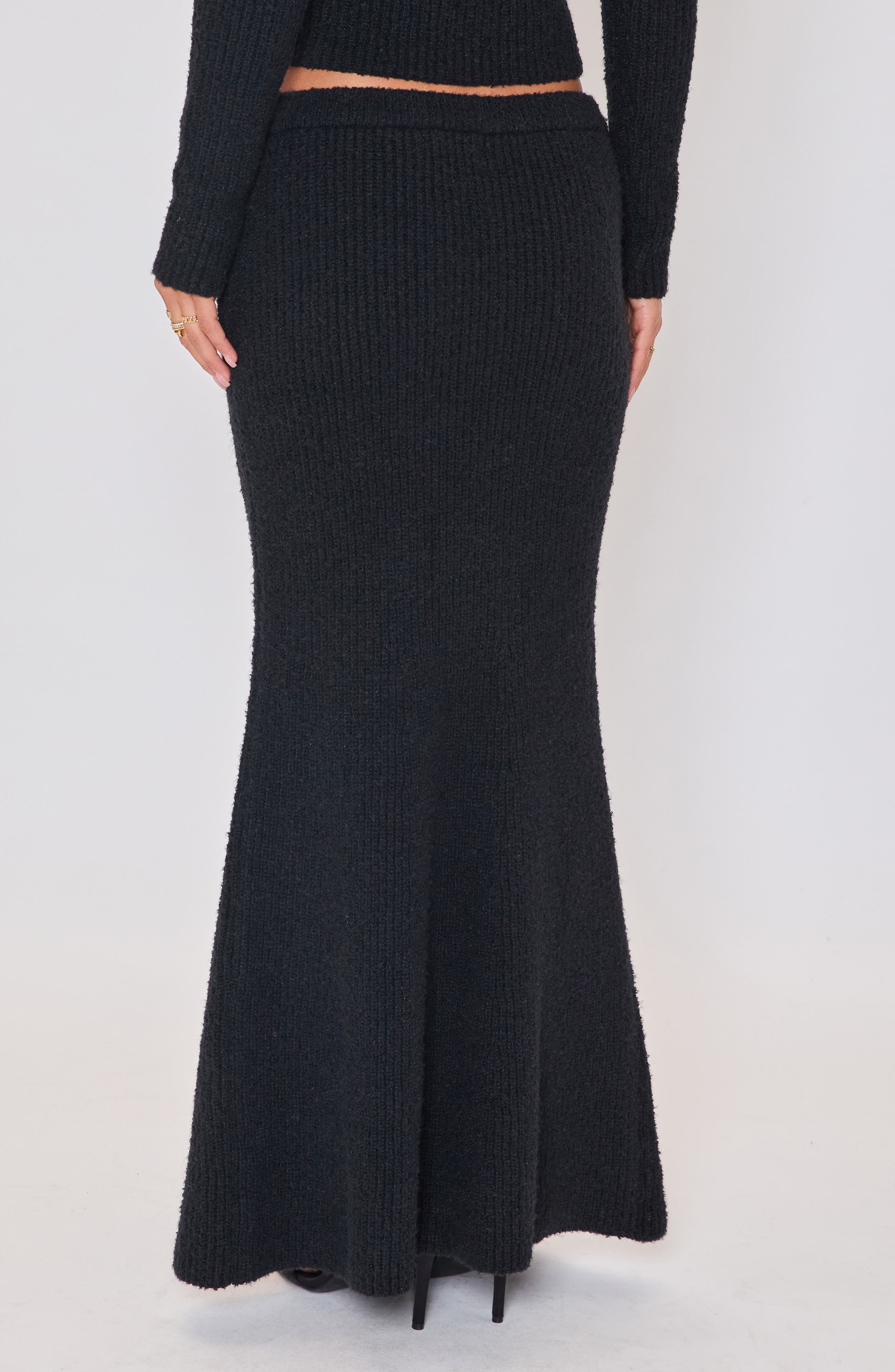 Ruby Flute Rib Maxi Skirt - image 2