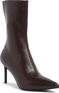 Jeffrey Campbell Everynite Pointed Toe Faux Leather Bootie