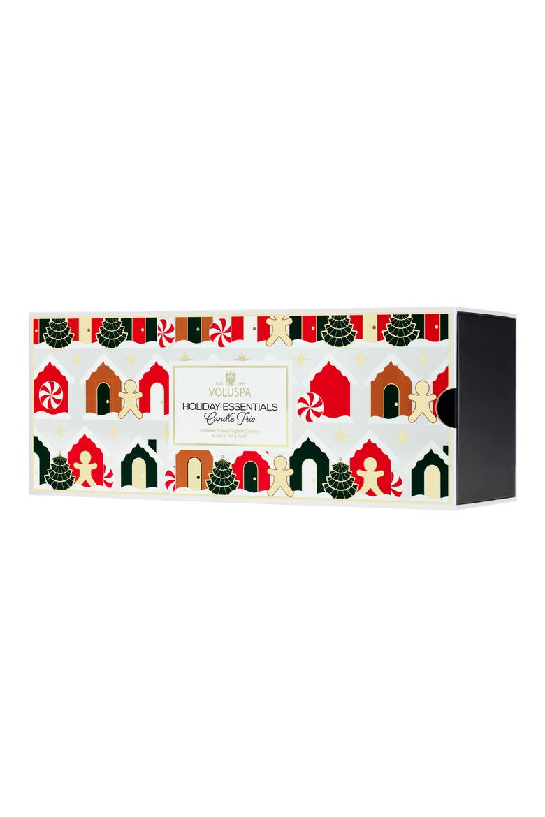 Holiday Essentials Candle Trio, Alternate, color, GREEN/ RED/ BROWN MULTI
