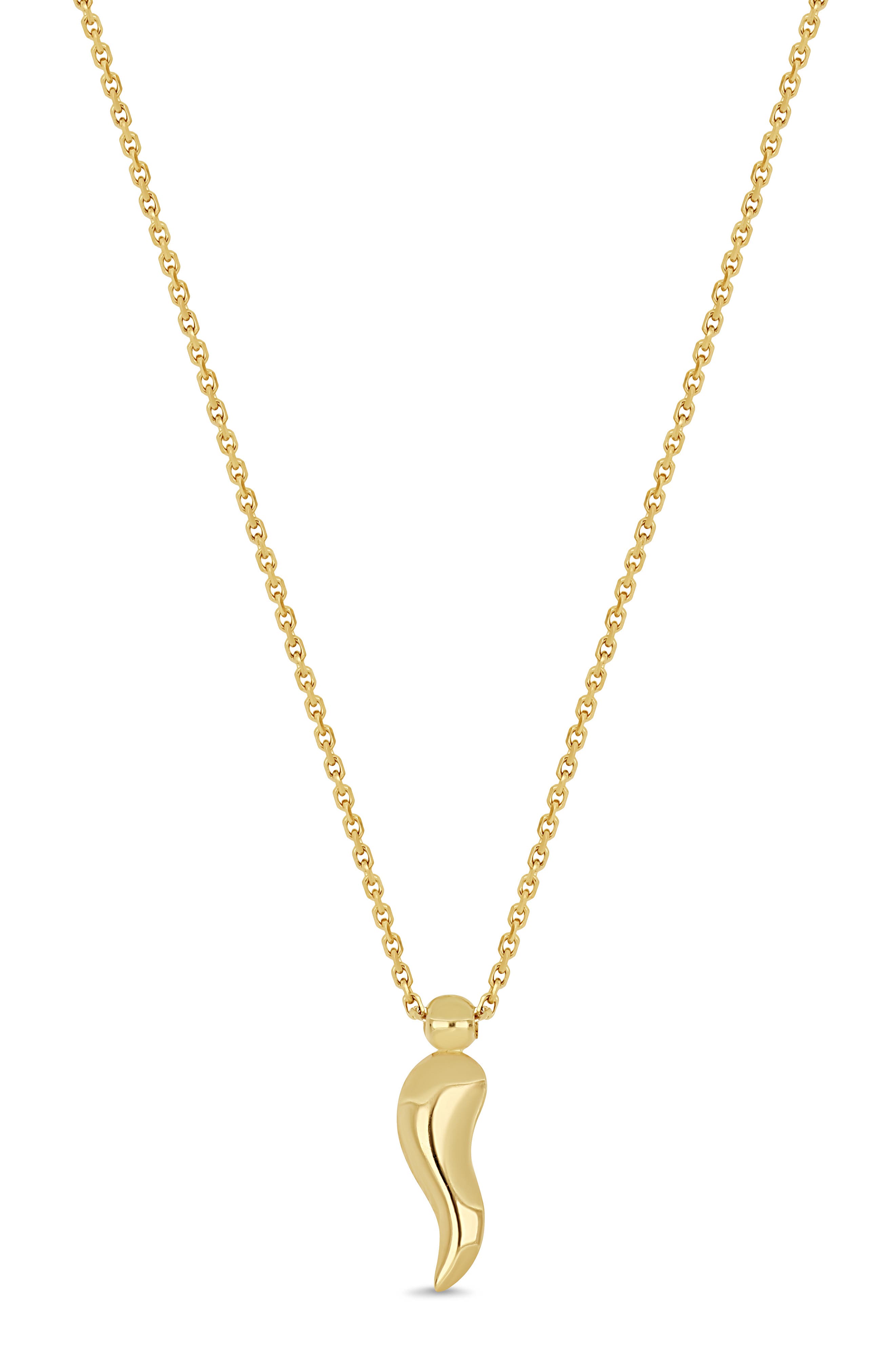 14K Gold Pendant Necklace