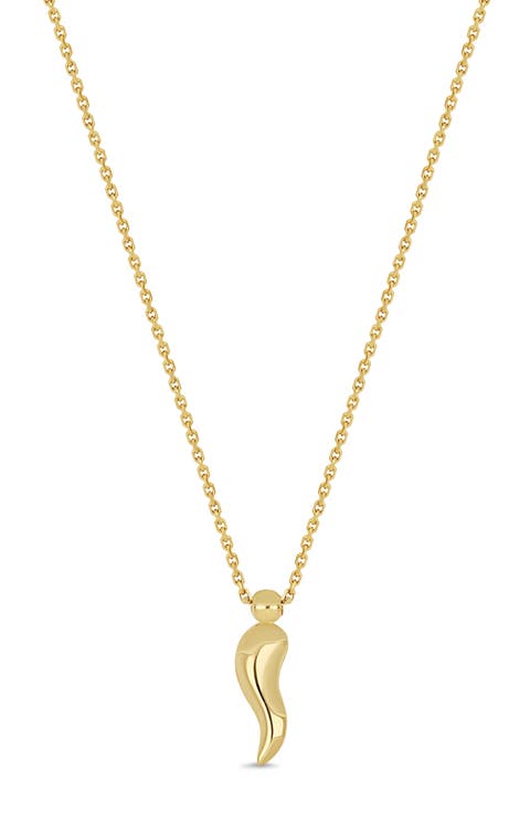 14K Gold Pendant Necklace