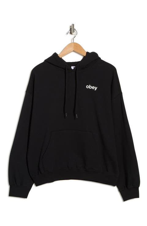 Time Baggy Cotton Blend Hoodie