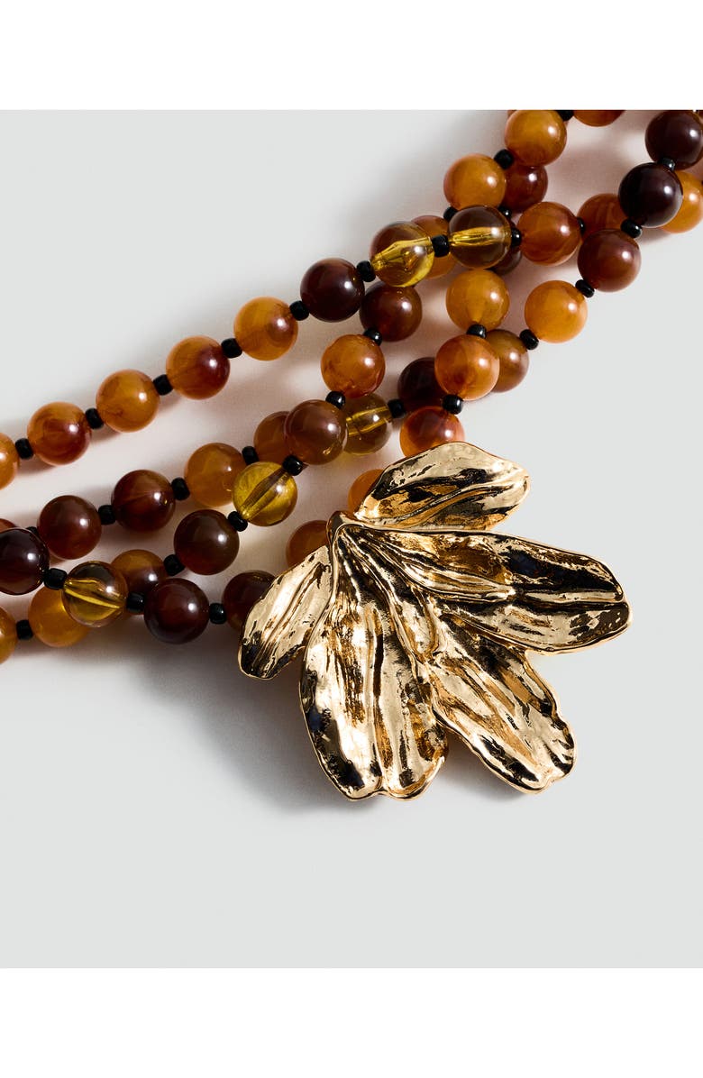 MANGO Layered Bead Necklace, Alternate, color,