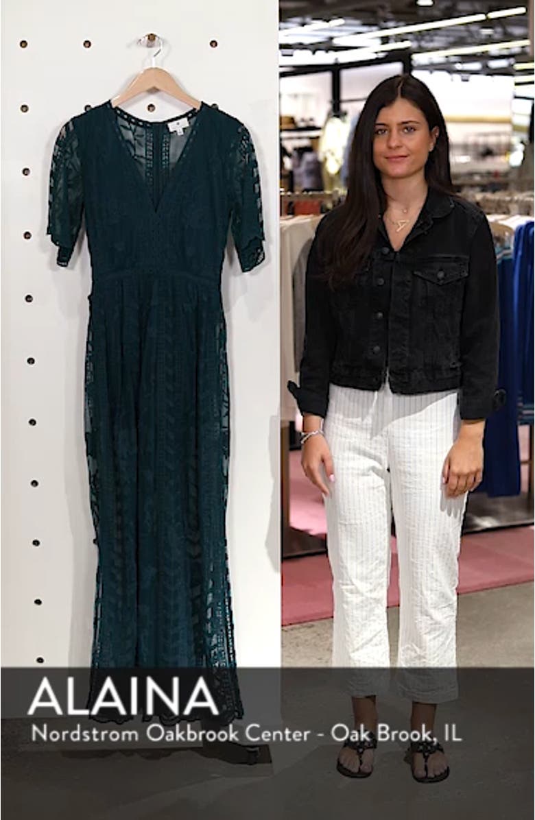 Lace Overlay Romper, sales video thumbnail