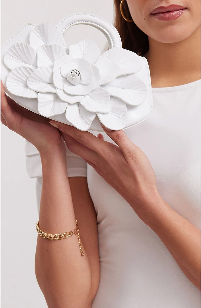 Anne Fontaine Scarlett Mini Bag, Alternate, color, White