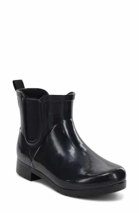 Delridge Faux Fur Chelsea Rain Boot