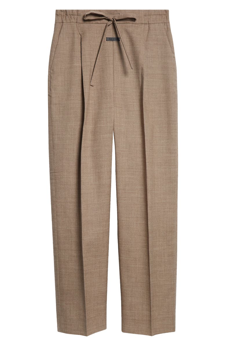 Fear of God Classic Pleated Virgin Wool Pants, Main, color, Dune Pearl Dune Pearl