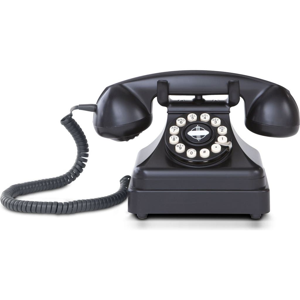 Crosley Radio Kettle Desk Phone In Black