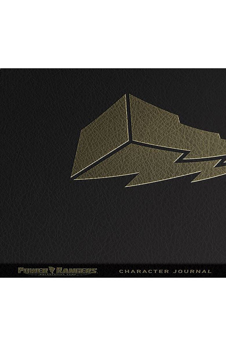 Renegade Game Studios Power Rangers Roleplaying Game Expanded Character Sheet Journal, Alternate, color, Black