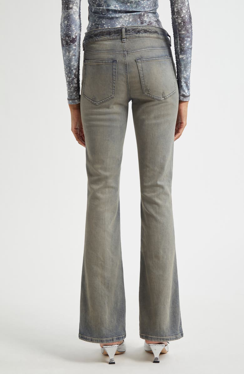 DIESEL<sup>®</sup> 1969 D-Ebbey Low Rise Distressed Bootcut Jeans, Alternate, color, Denim
