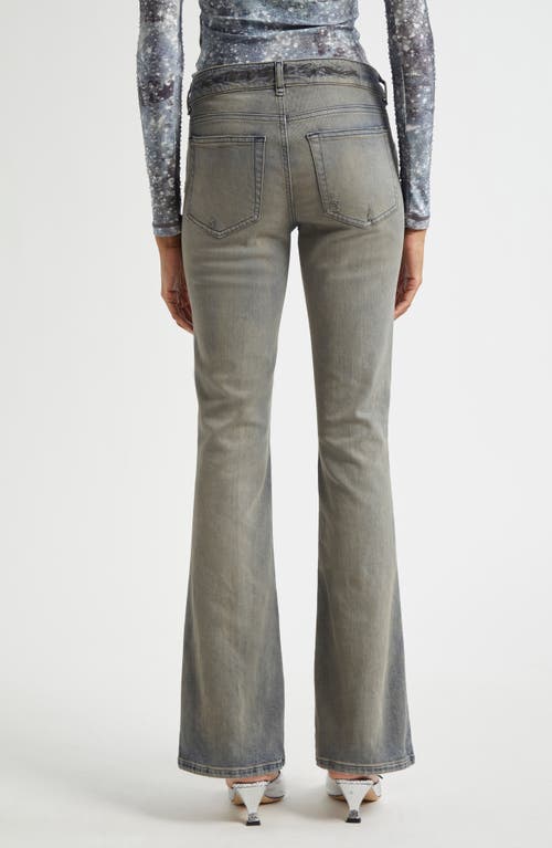 DIESEL DIESEL® 1969 D-EBBEY LOW RISE DISTRESSED BOOTCUT JEANS