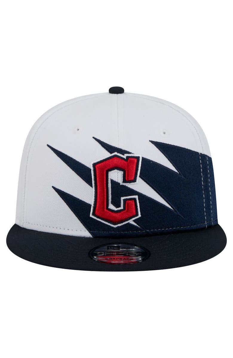 New Era Men's New Era Navy/White Cleveland Guardians Jagged 9FIFTY Snapback Hat, Alternate, color, Navy