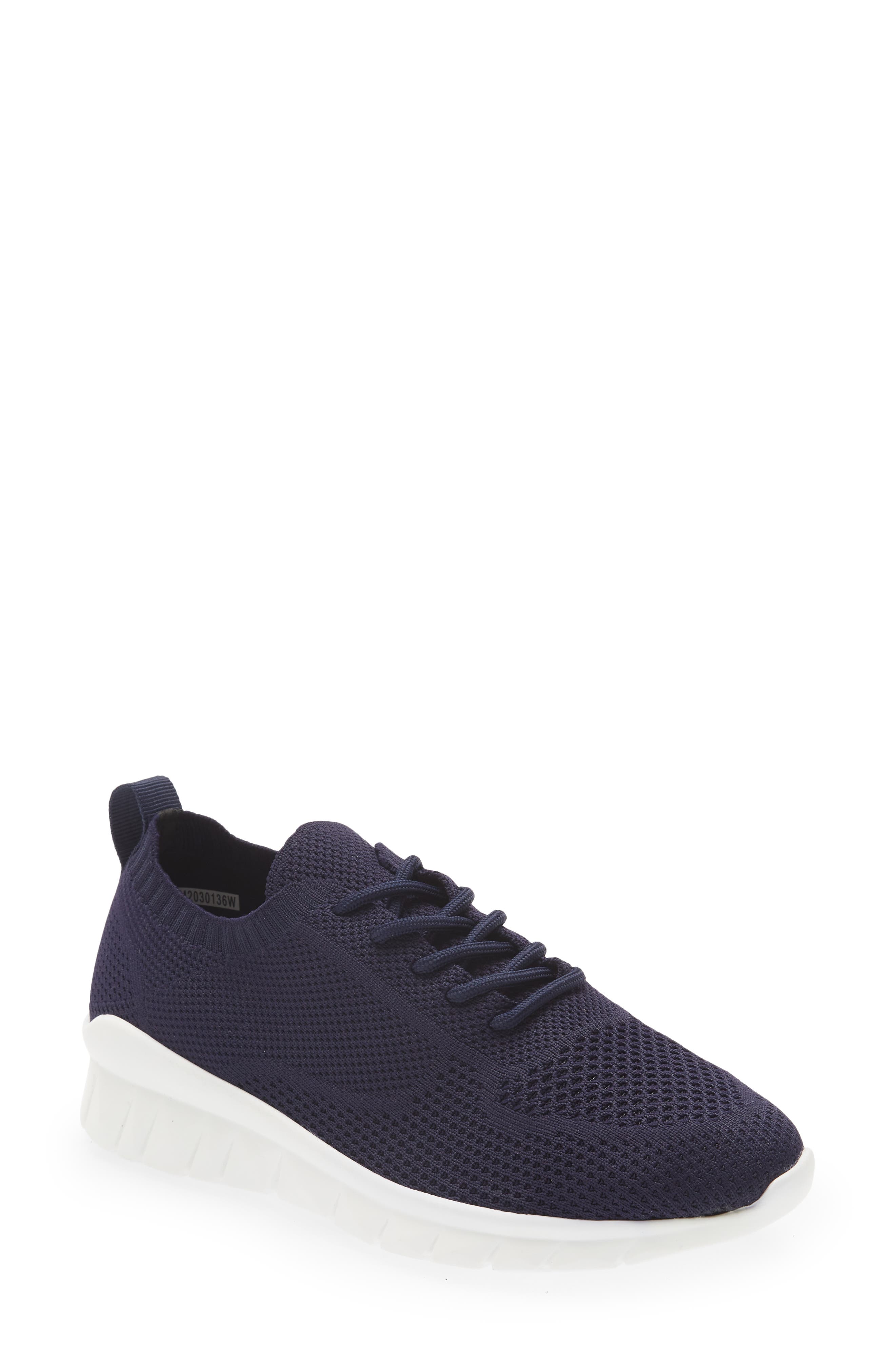 Galaxy Sneaker, Main, color, NAVY KNIT