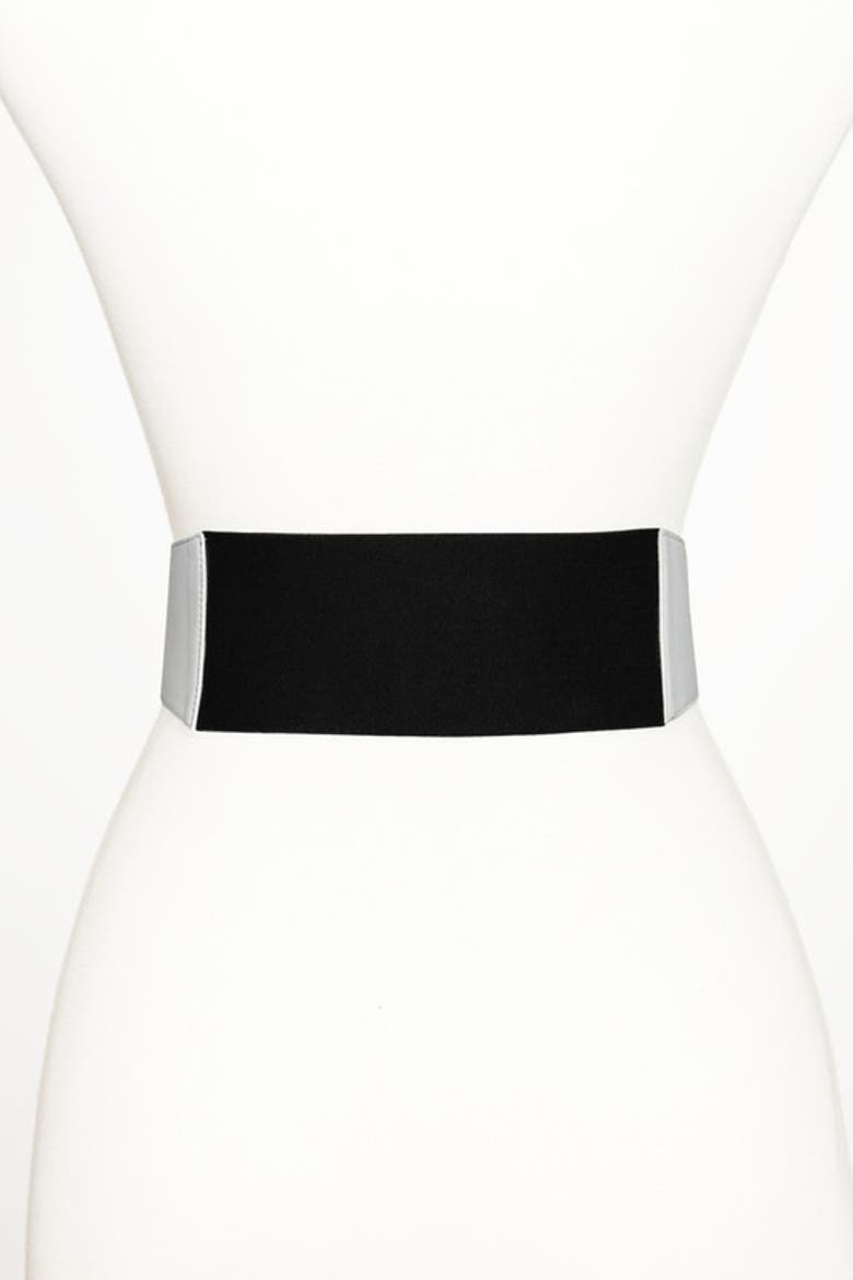 Christian Corset Leather Belt, Alternate, color, White