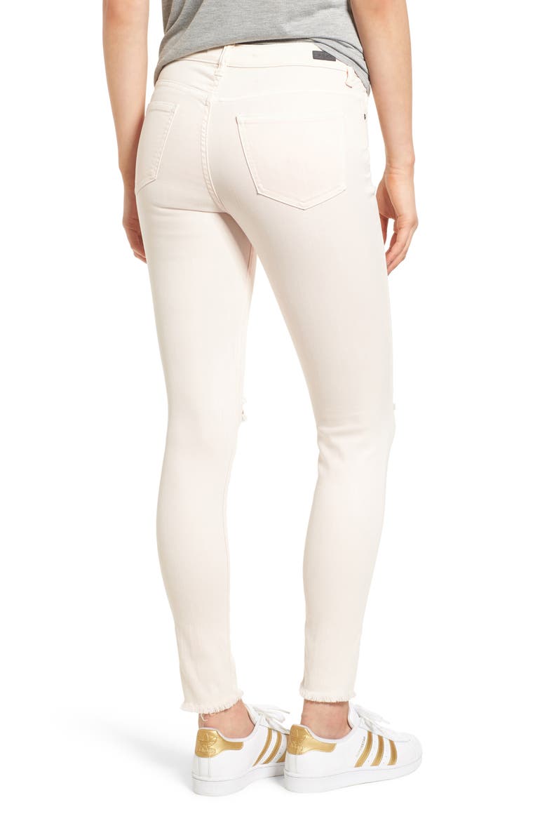 Ripped Skinny Jeans, Alternate, color, BLUSH