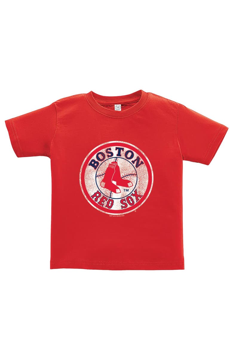 SOFT AS A GRAPE Toddler Soft as a Grape Red/Gray Boston Red Sox Cooperstown Collection Two-Pack T-Shirt Set, Alternate, color, Red