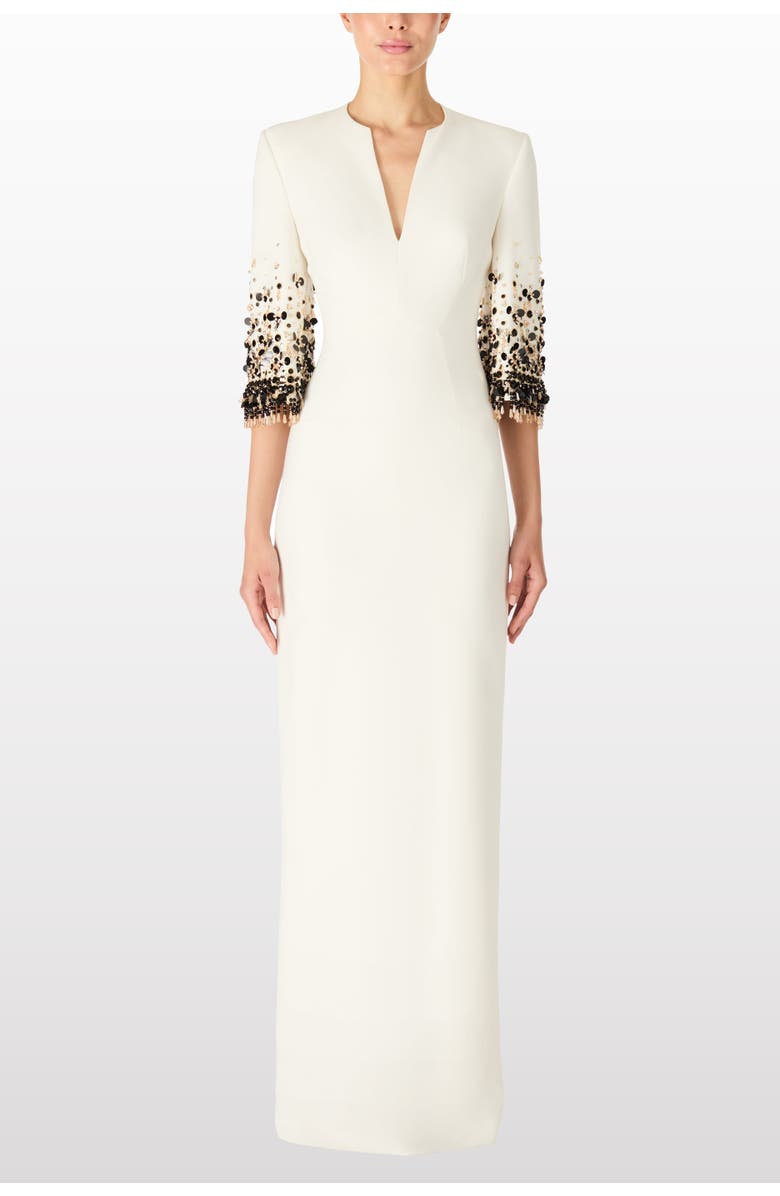 Jenny Packham Ruth Gown Dress, Alternate, color, Vanilla