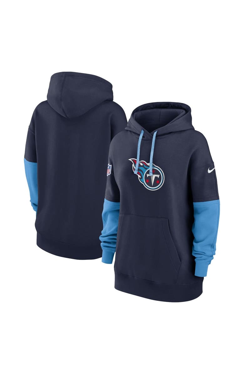 Nike Women's Nike Navy Tennessee Titans 2024 Sideline Essential Fleece Pullover Hoodie, Alternate, color, Navy