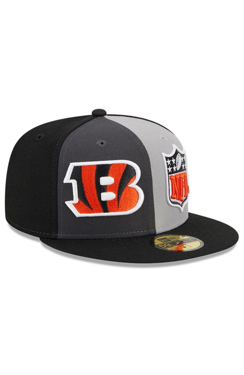 New Era Men's New Era  Gray/Black Cincinnati Bengals 2023 Sideline 59FIFTY Fitted Hat, Main, color, Gray