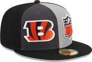 New Era Men's New Era  Gray/Black Cincinnati Bengals 2023 Sideline 59FIFTY Fitted Hat