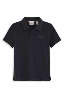 Scotch & Soda Kids' Heathered Cotton Piqué Polo