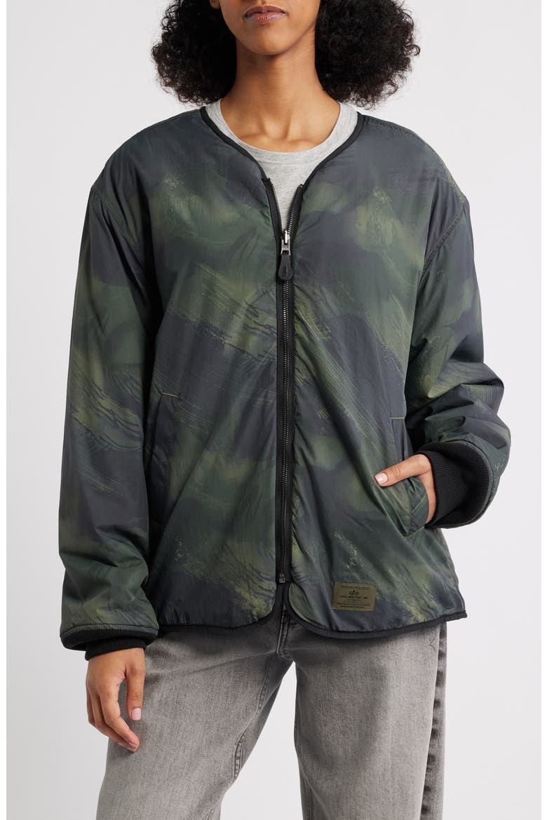 Revers M-65 Quilted Liner Jacket, Alternate, color, BLACK