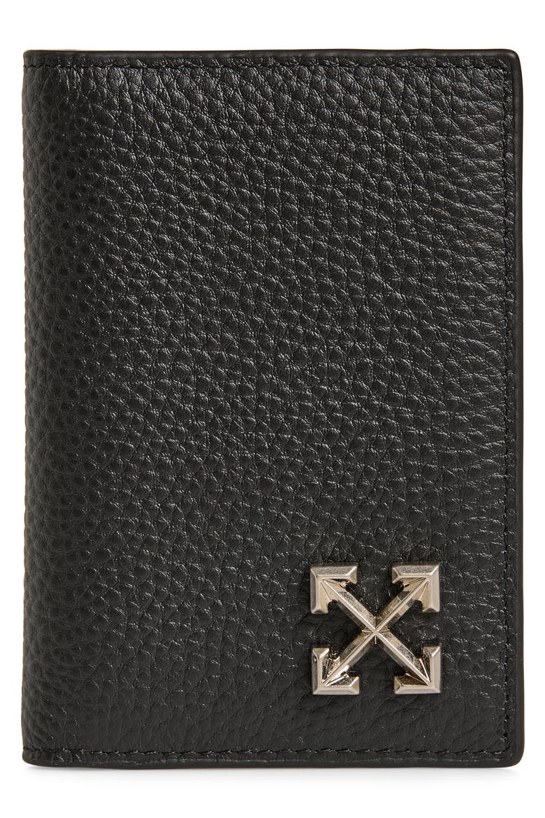 North/South Bifold Wallet, Main, color, BLACK