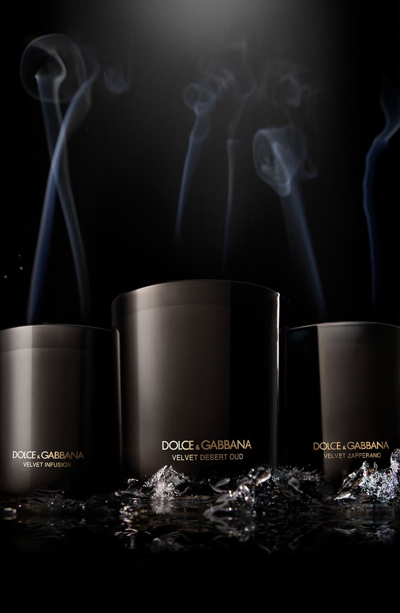 Dolce&Gabbana Velvet Zafferano Scented Candle, Alternate, color, 