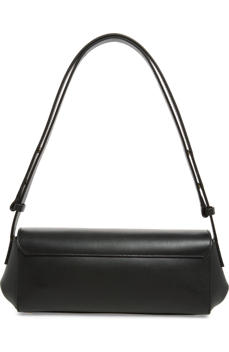 rag & bone Realm East/West Flap Bag, Alternate, color, Black