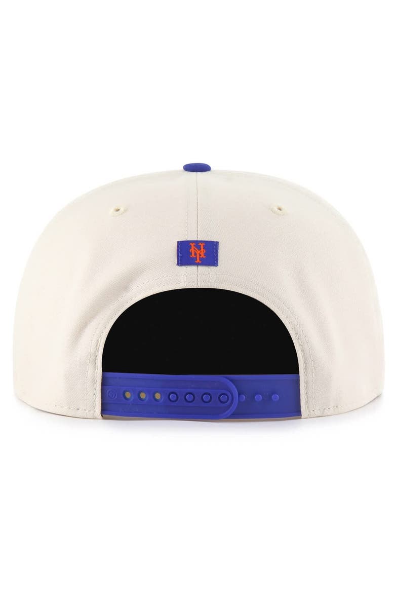 '47 Men's '47 Natural New York Mets Payson Captain Snapback Hat, Alternate, color, Natural