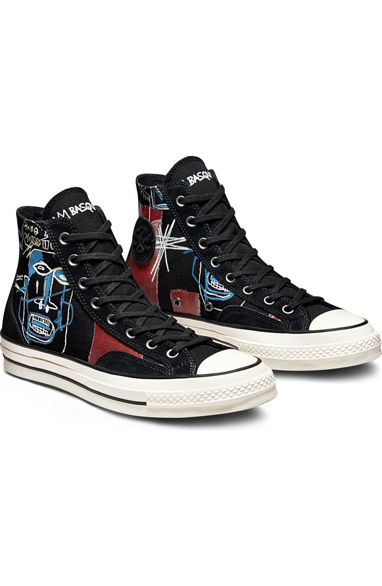 Converse x Jean-Michel Basquiat Chuck Taylor<sup>®</sup> All Star<sup>®</sup> 70 High Top Sneaker, Main, color,