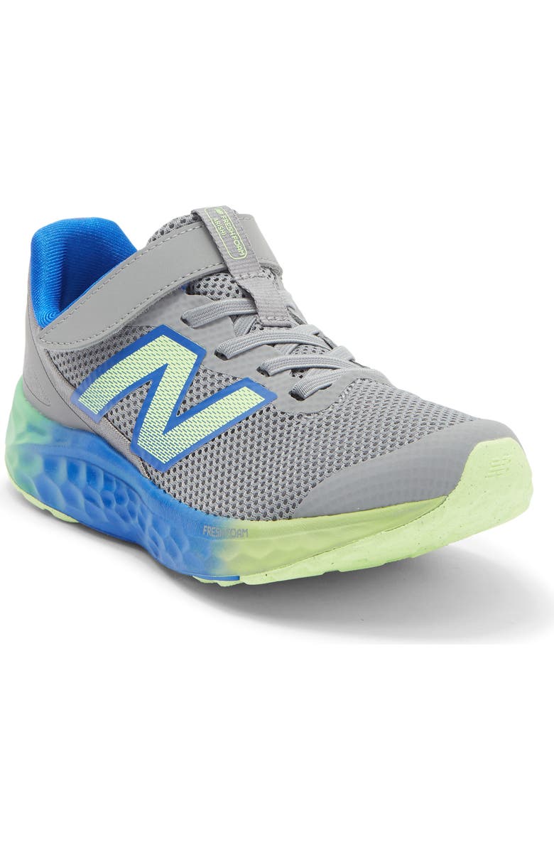 New Balance Kids' Arishi Sneaker, Main, color, Slate Grey/ Blue Gemstone