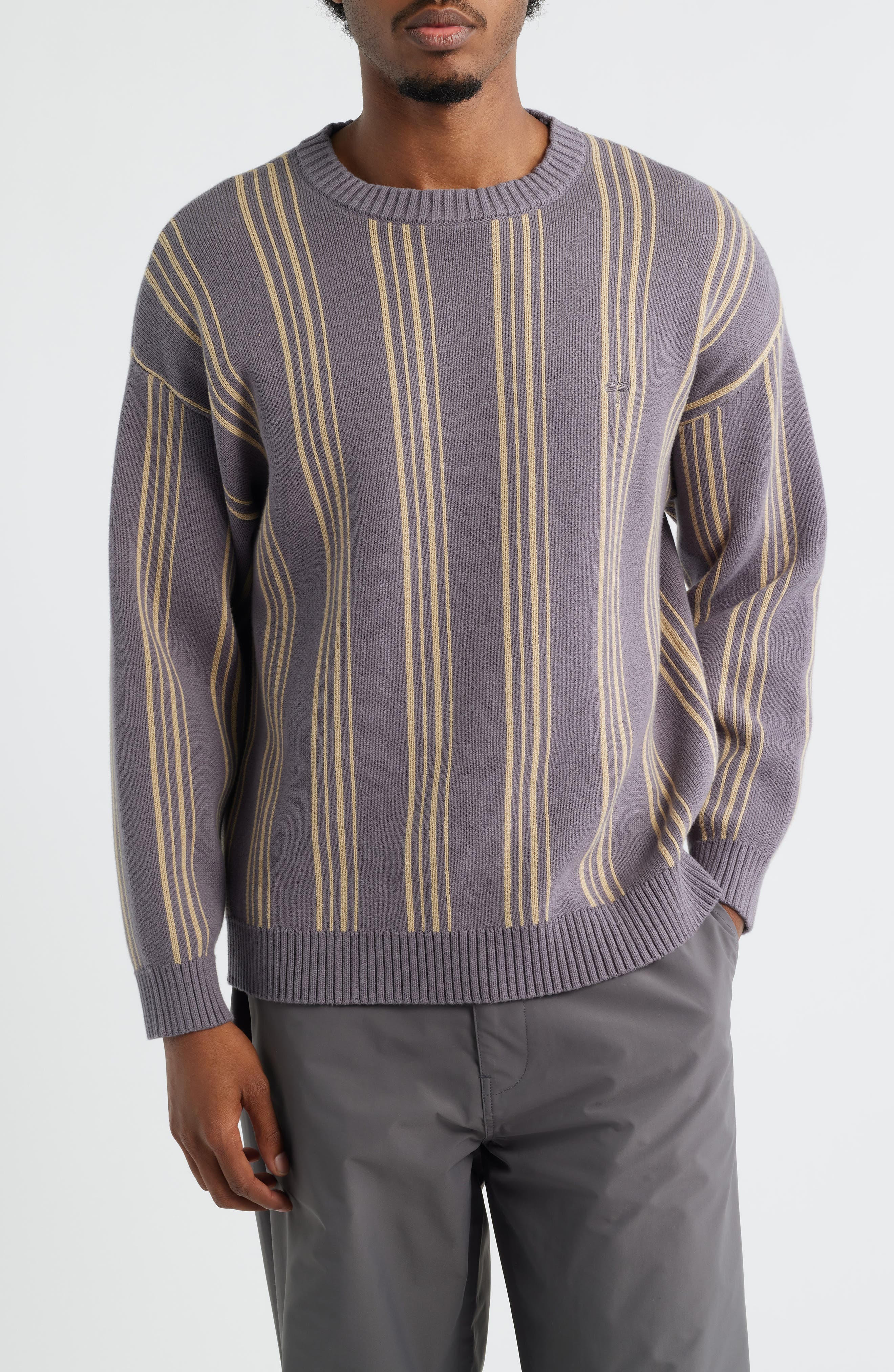 SANTO STUDIO Pachino Stripe Cotton Sweater
