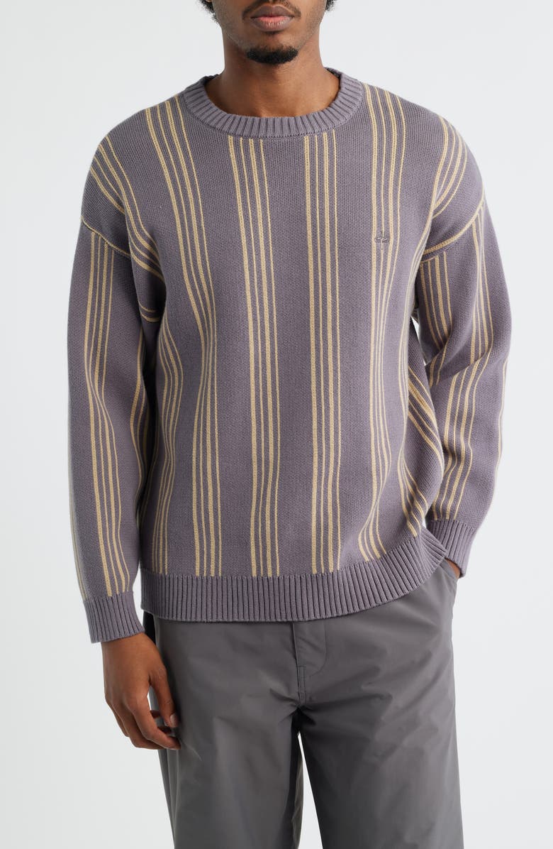 SANTO STUDIO Pachino Stripe Cotton Sweater, Main, color, Desert