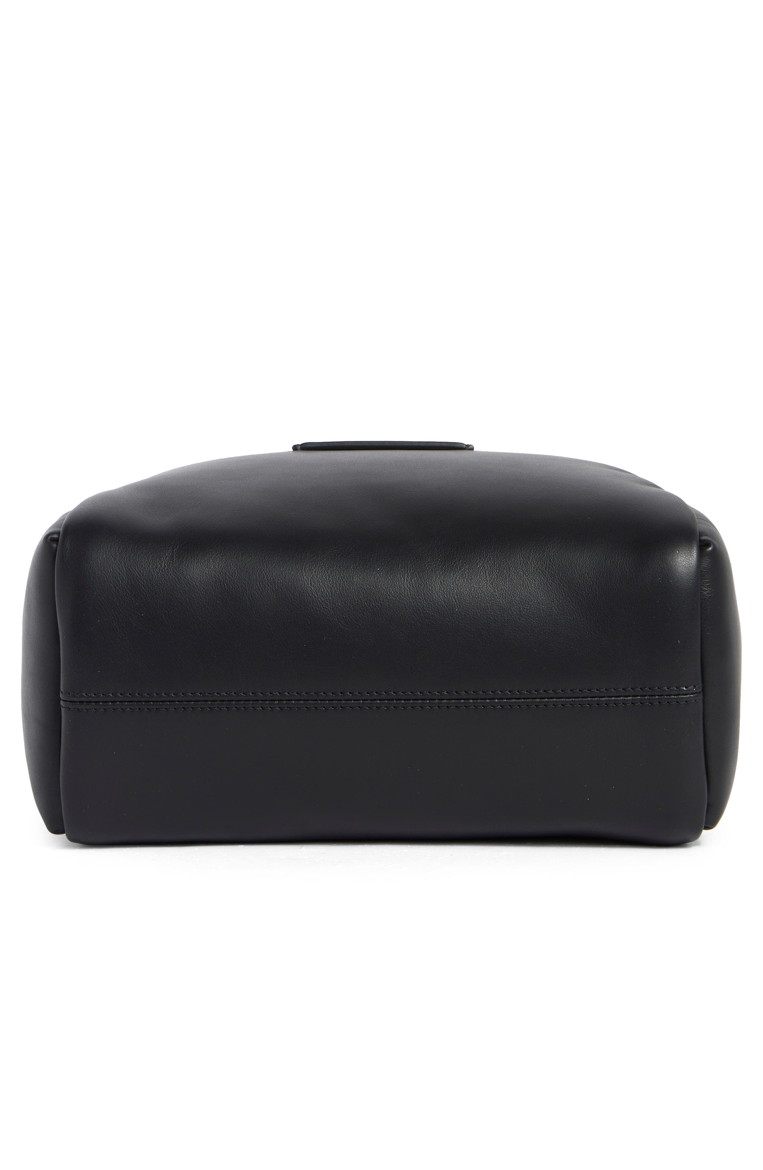 Kate Spade New York puffed leather satchel bag, Alternate, color, Black