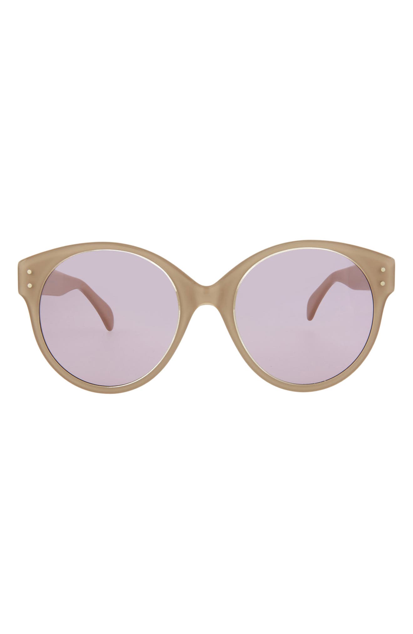 Alaïa 54mm Round Sunglasses