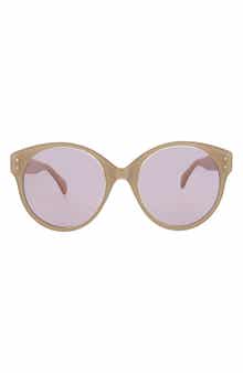 Alaïa 54mm Round Sunglasses