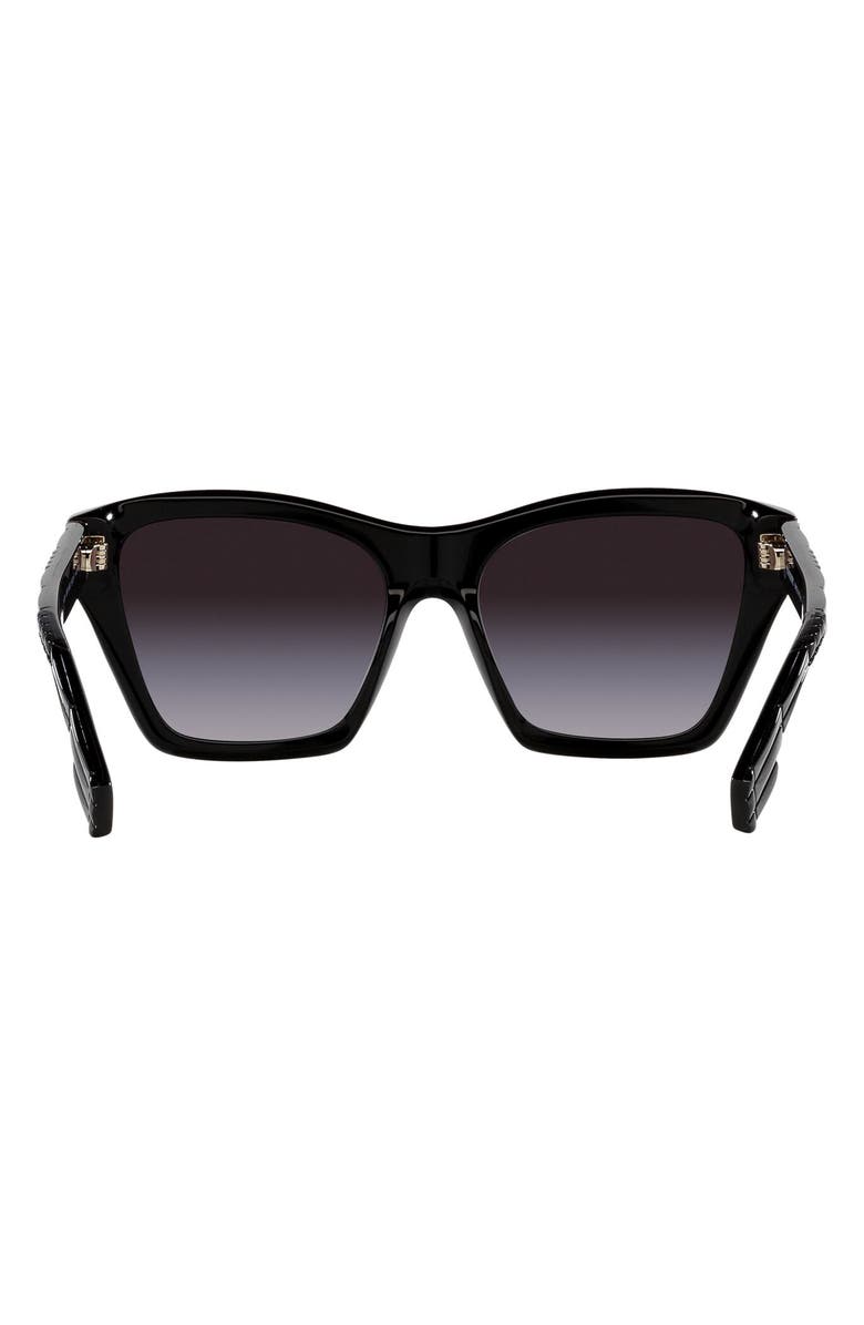 Burberry Arden 54mm Gradient Square Sunglasses, Alternate, color,