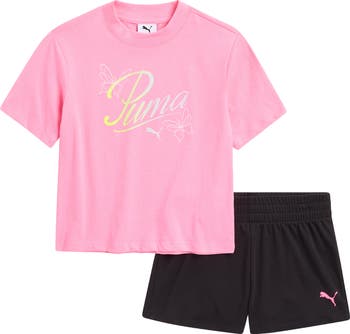 Kids' Logo Jersey T-Shirt & Shorts Set