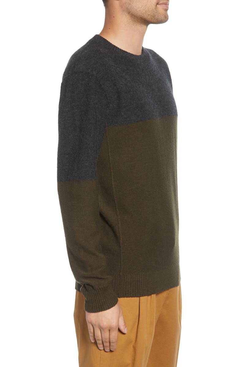 French Connection Regular Fit Felted Wool Blend Sweater, Alternate, color,