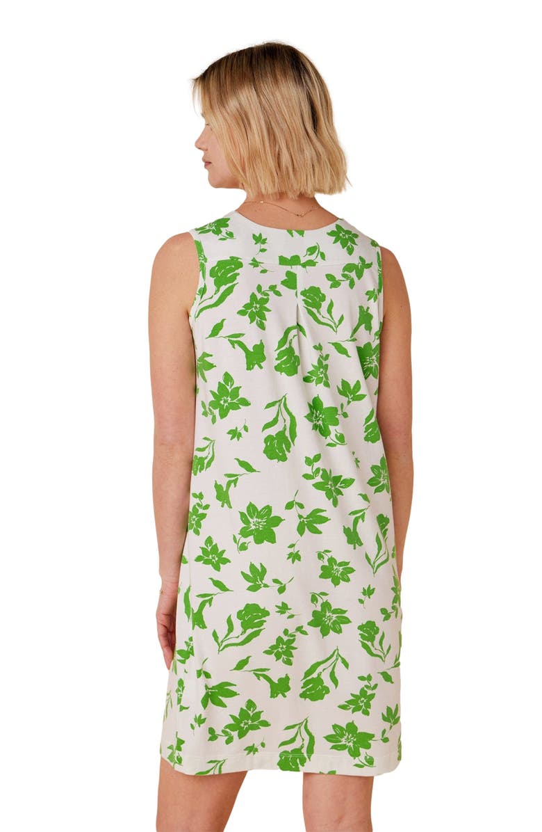 The Cat's Pajamas Pima Knit Nightgown Floral, Alternate, color, Isa